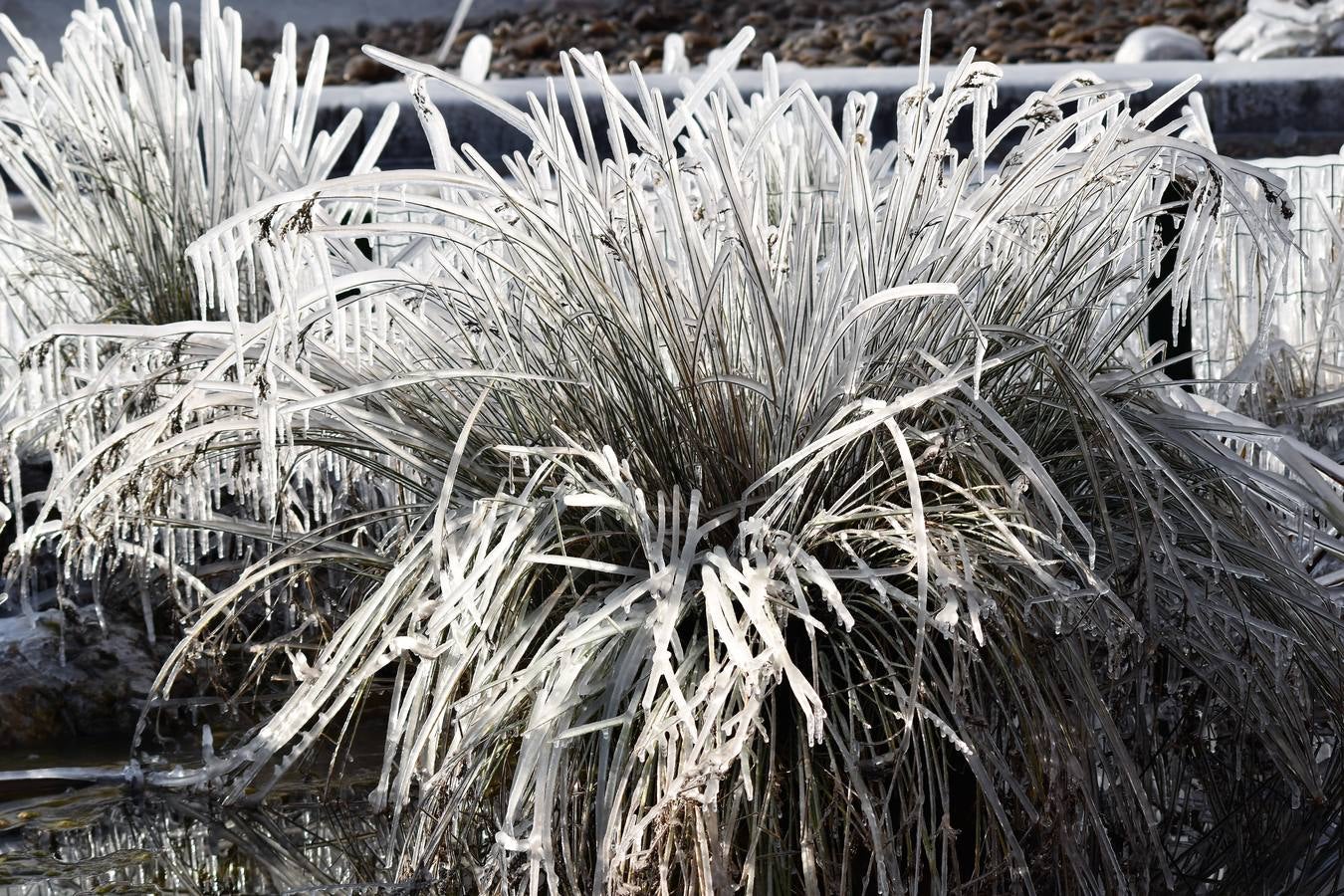 Aguilar de Campoo se congela