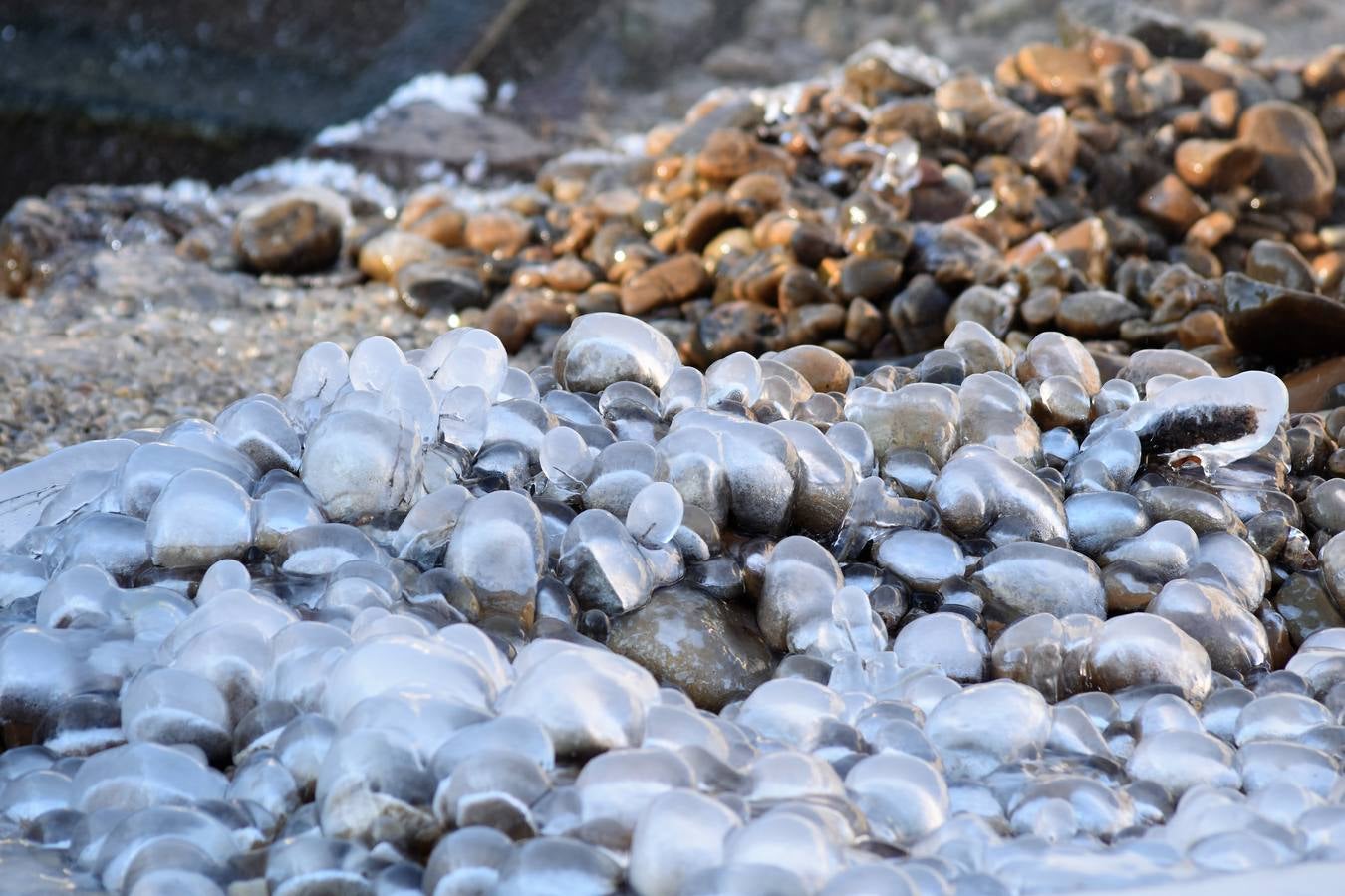 Aguilar de Campoo se congela