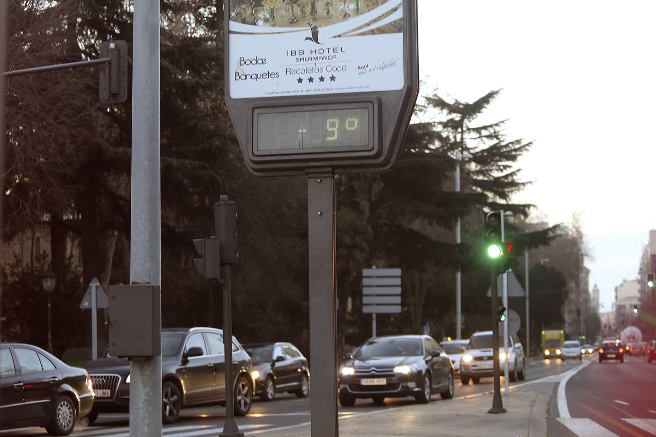 Salamanca amanece a -9º C