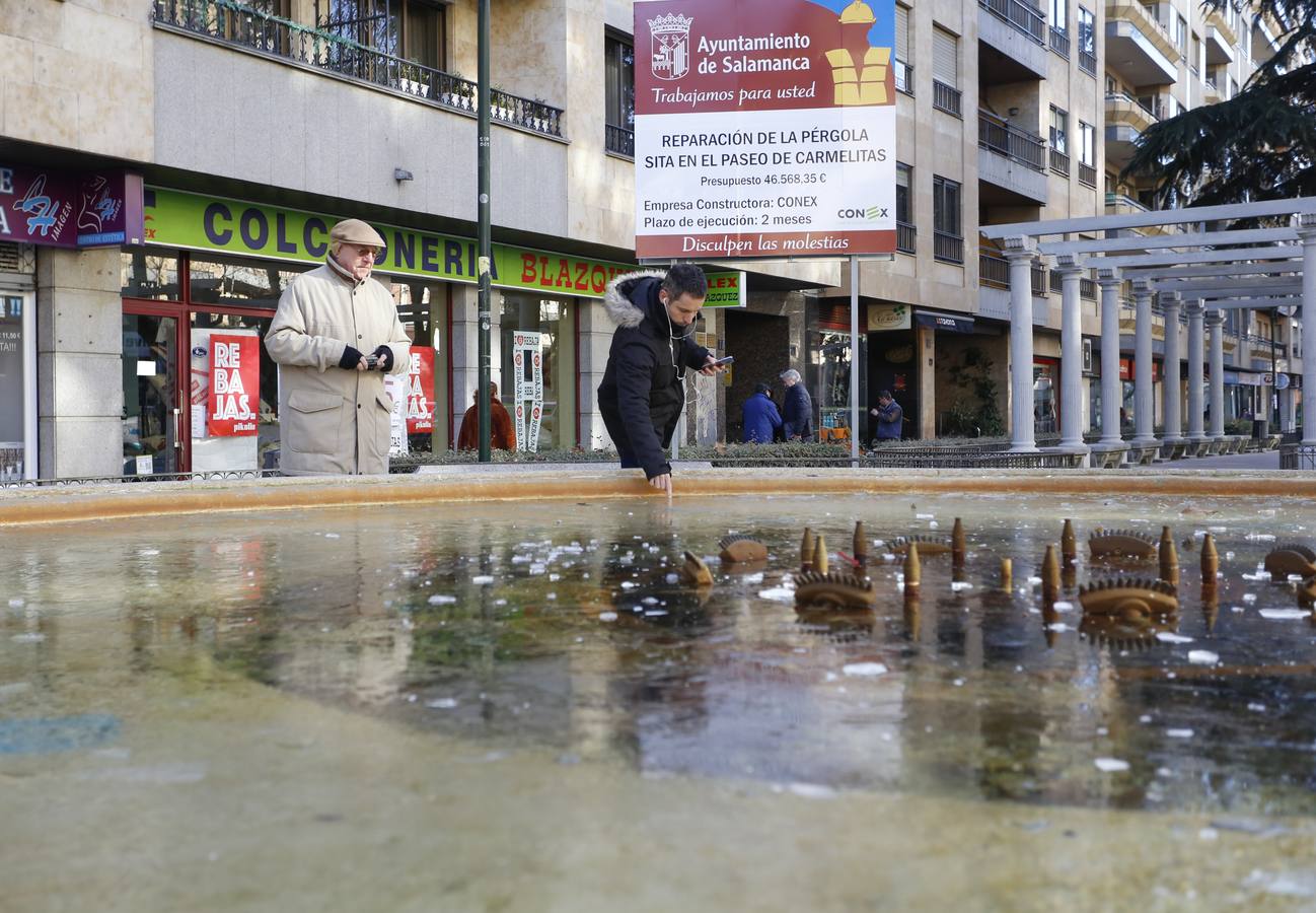 Salamanca amanece a -9º C