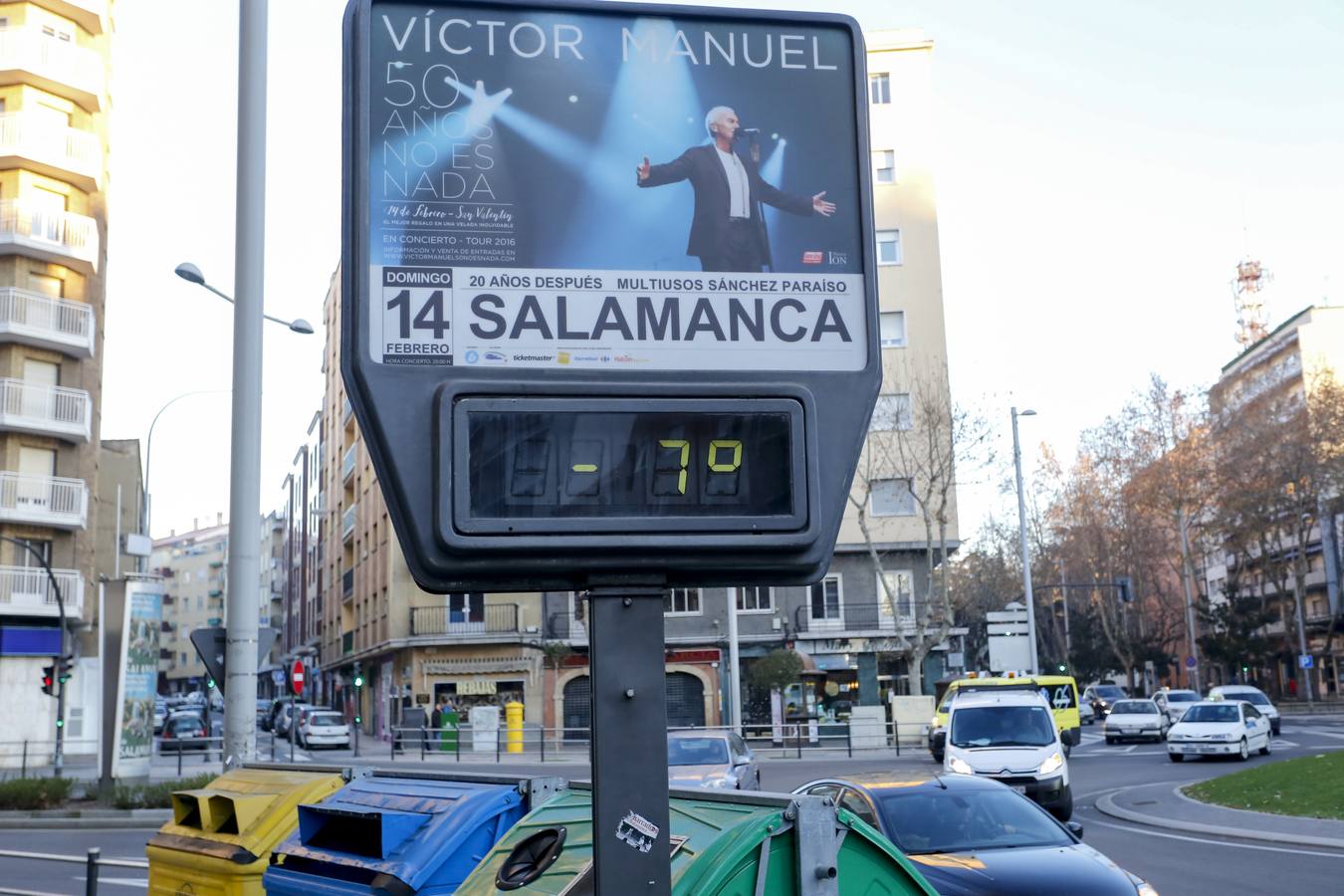 Salamanca amanece a -9º C