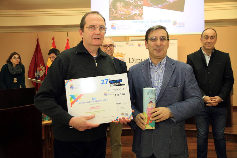 Entrega de premios del concurso de belenes de la Diputación de Segovia