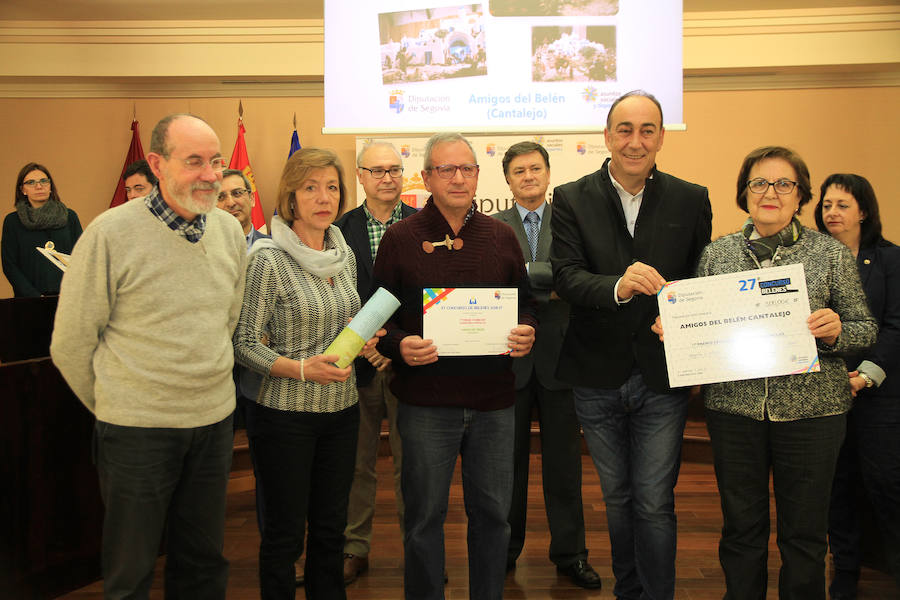 Entrega de premios del concurso de belenes de la Diputación de Segovia