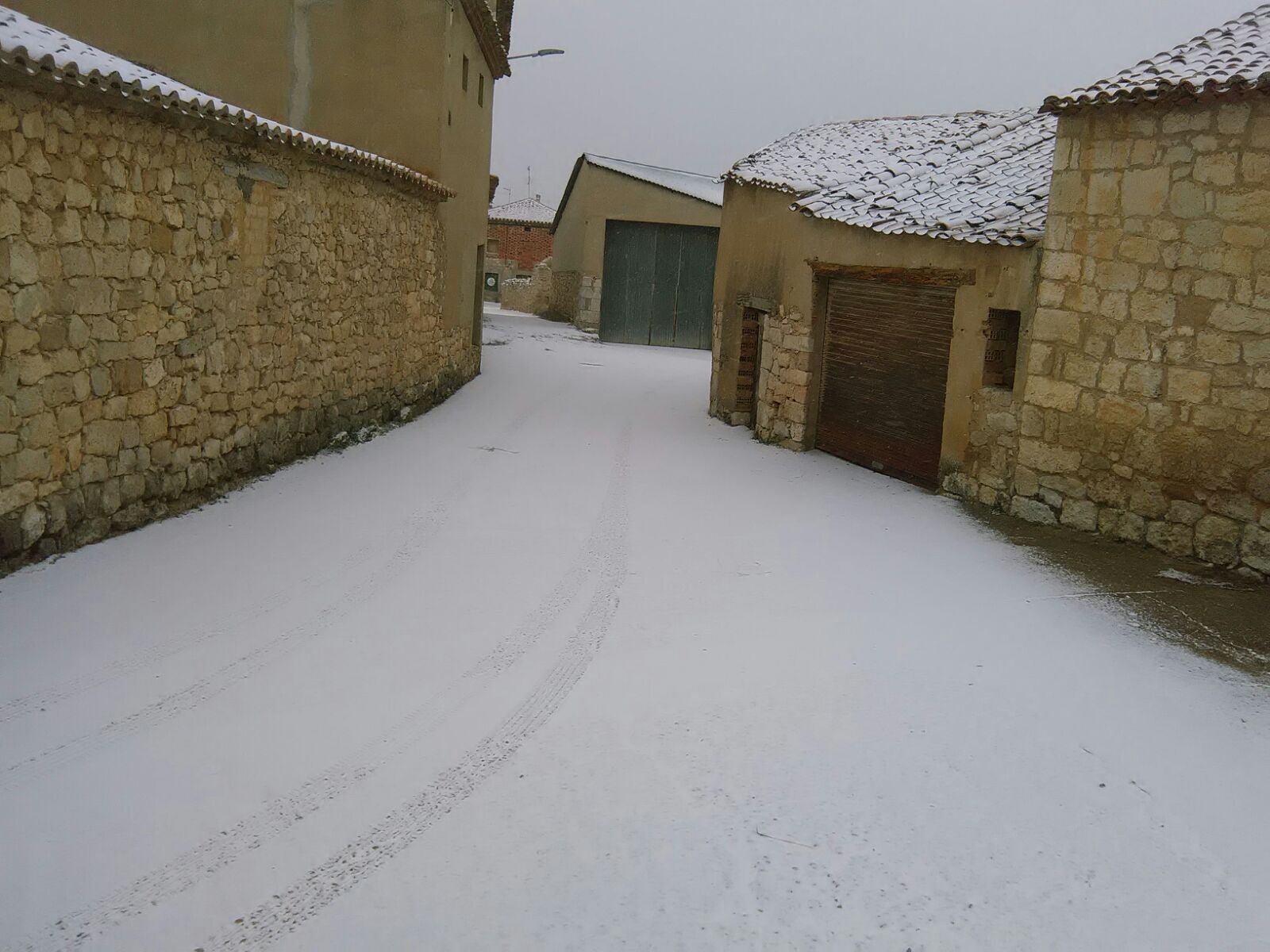 Nieve en Soria.