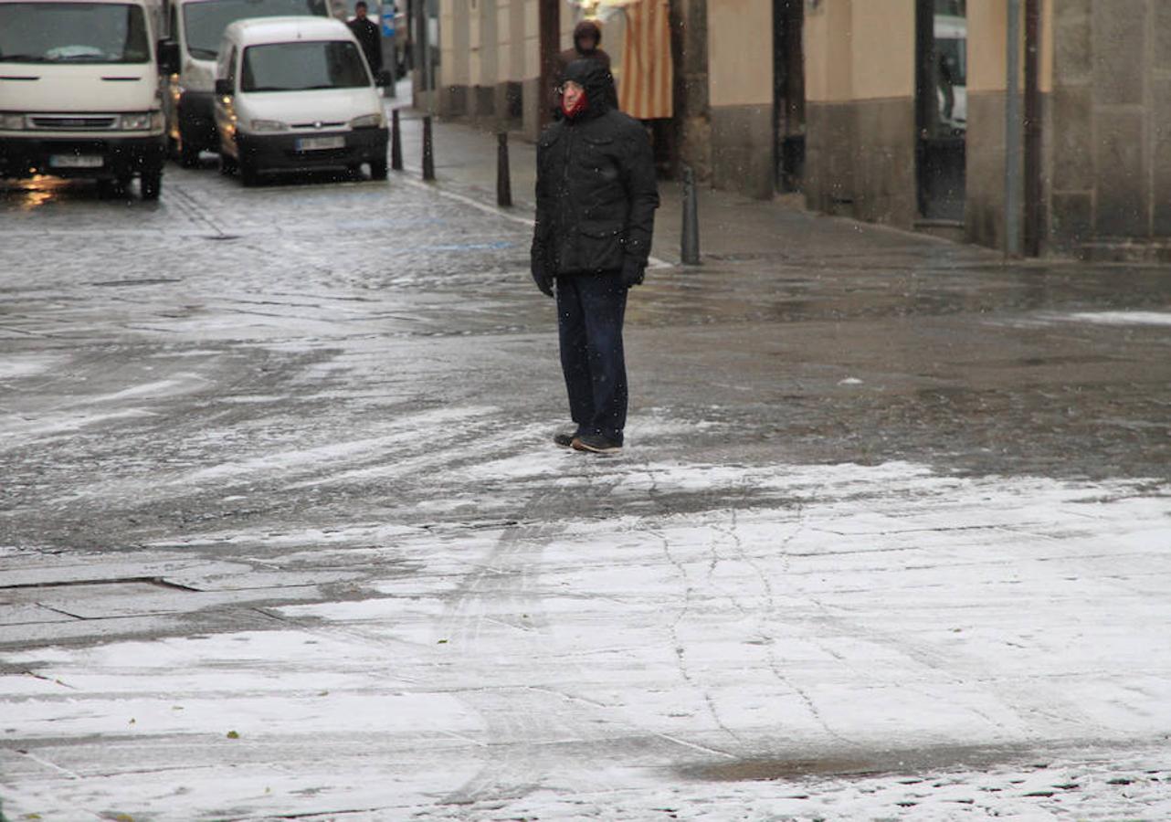 Nieve en Segovia capital y La Granja