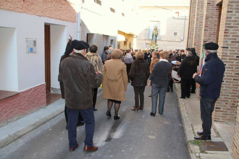 Celebración en Cevico Navero (Palencia) de su día grande en honor a la Virgen de la Paz