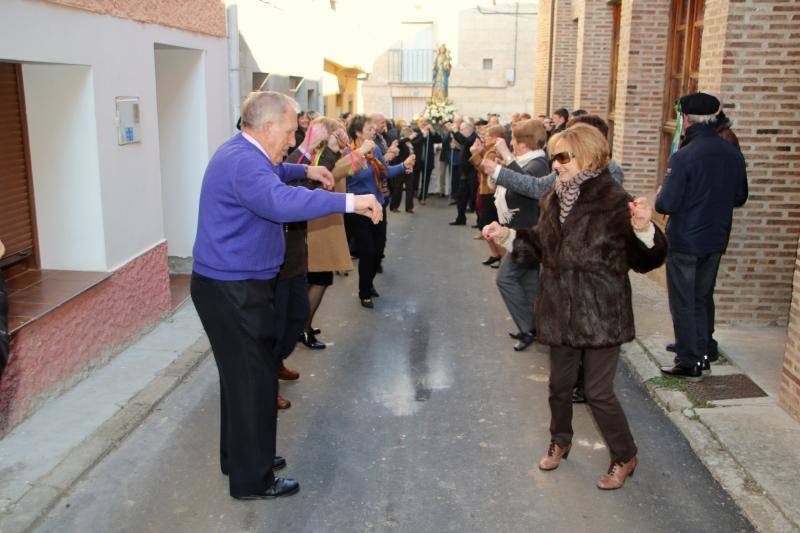 Celebración en Cevico Navero (Palencia) de su día grande en honor a la Virgen de la Paz