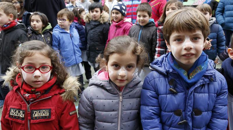 Celebración del Día de la Paz en el colegio público Jorge Manrique de Palencia