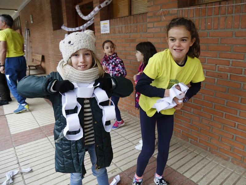 Celebración del Día de la Paz en el colegio público Jorge Manrique de Palencia