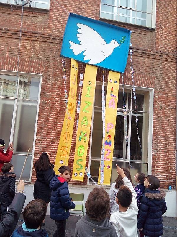 Día de la Paz en el colegio García Quintana.