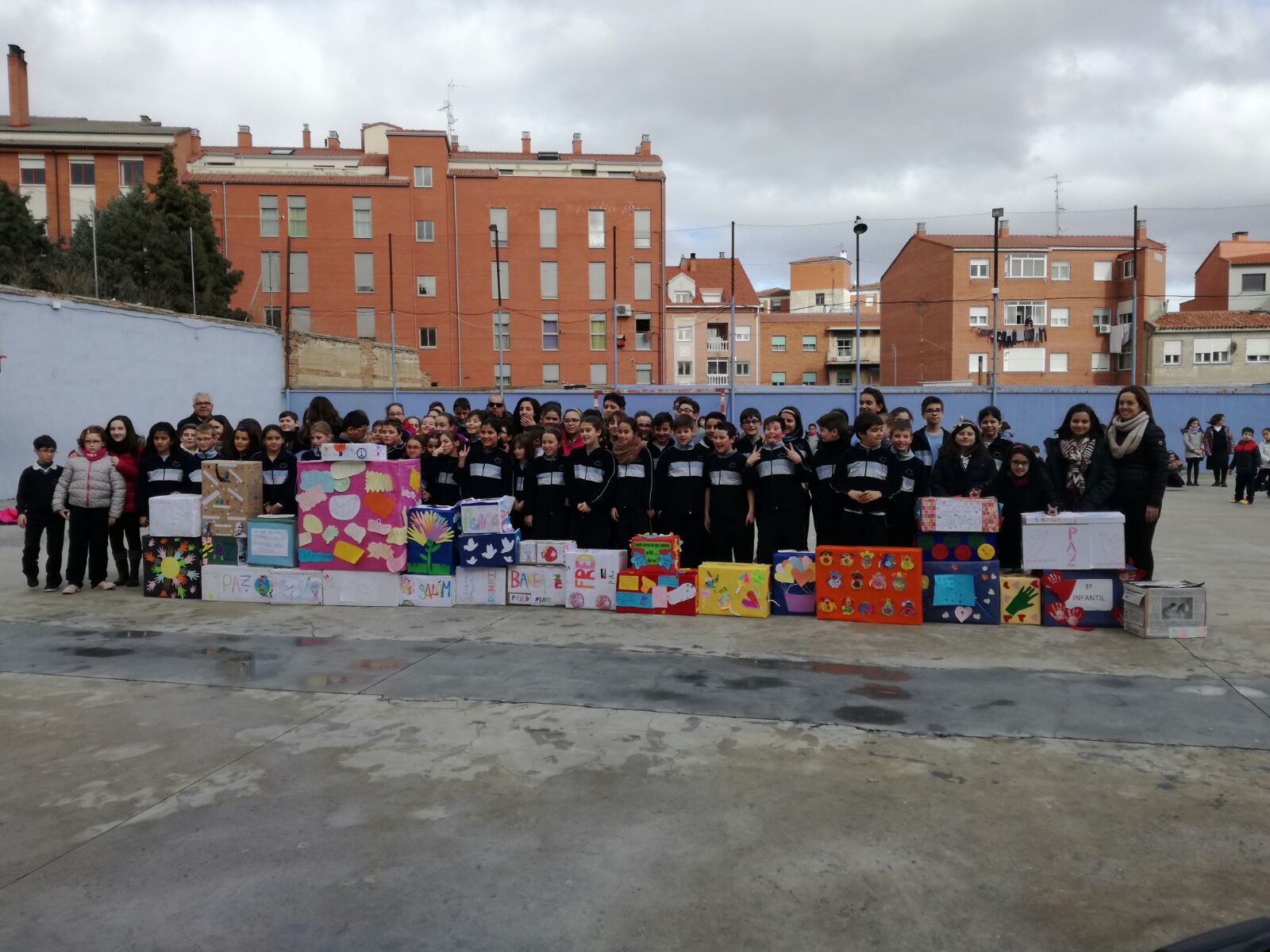 Día de la Paz en el Colegio Lope de Vega.