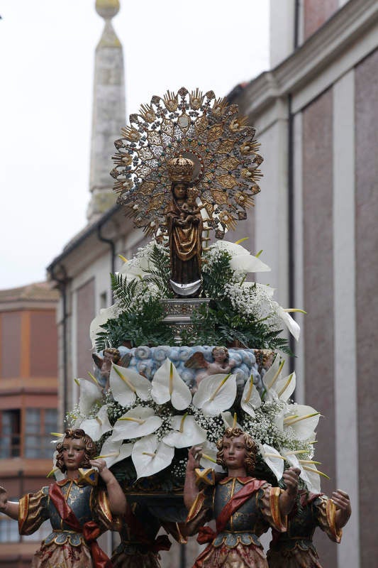 Palencia celebra la festividad de la Virgen de la Calle