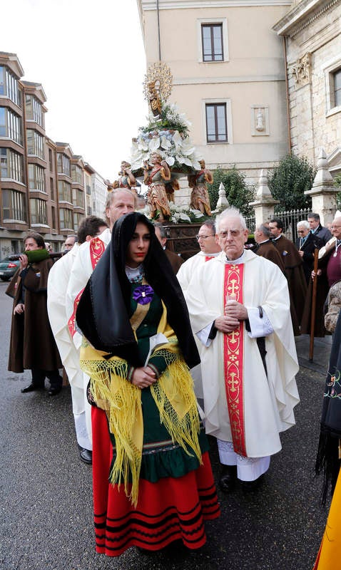 Palencia celebra la festividad de la Virgen de la Calle