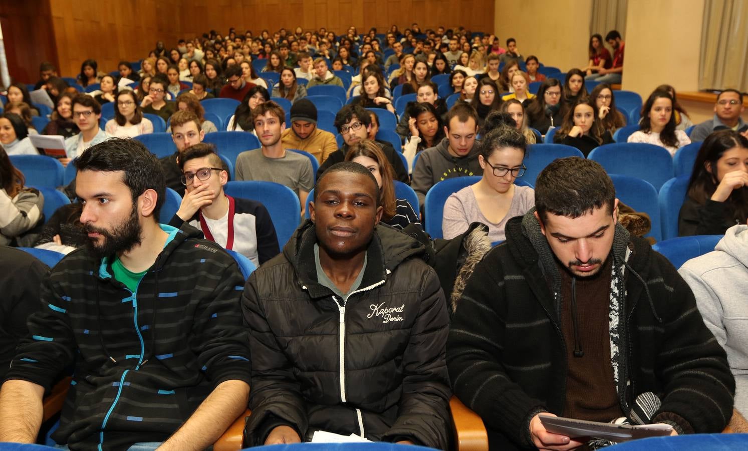 Acto de bienvenida a los alumnos extranjeros de la Universidad de Valladolid