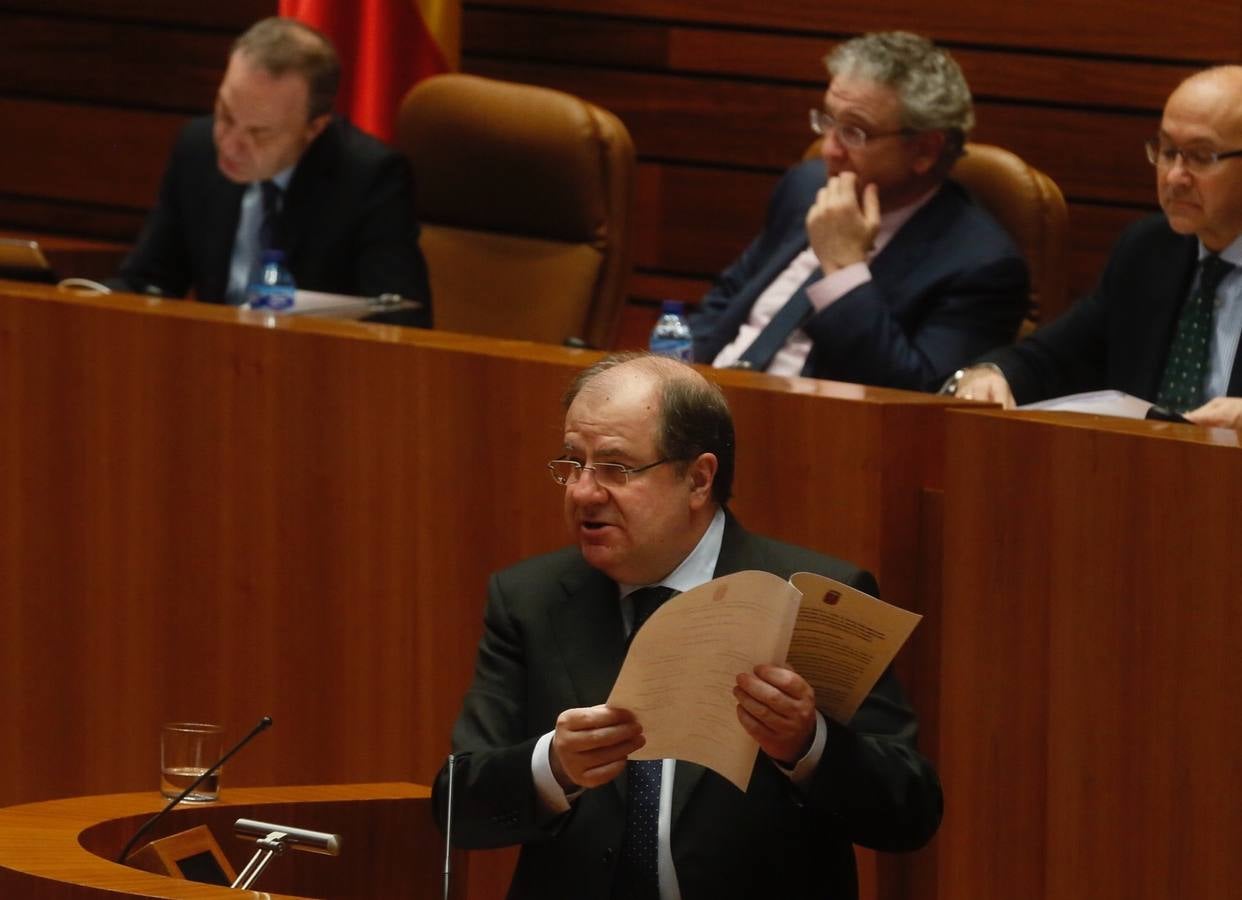 Comparecencia de Juan Vicente Herrera ante las Cortes de Castilla y León