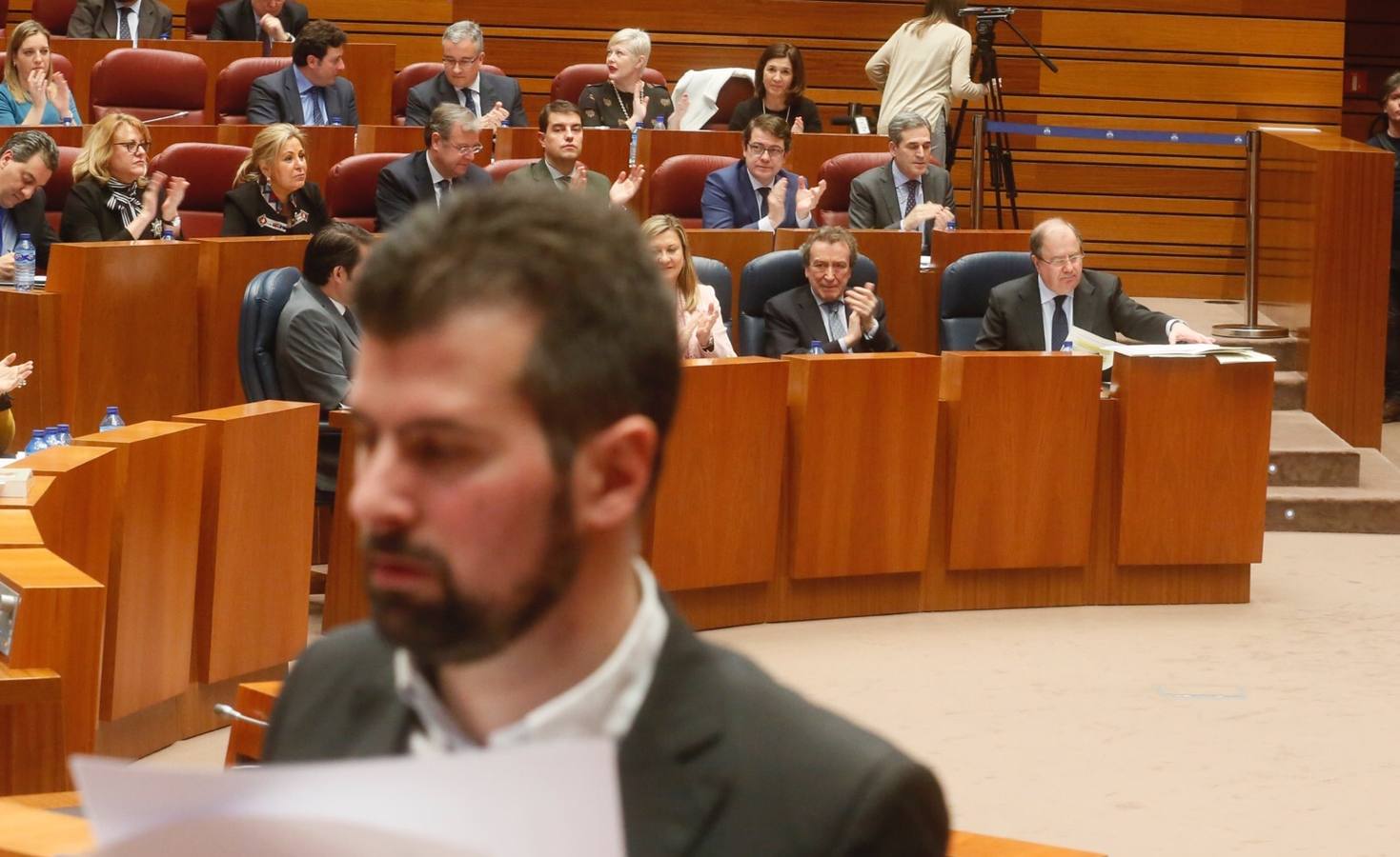 Comparecencia de Juan Vicente Herrera ante las Cortes de Castilla y León