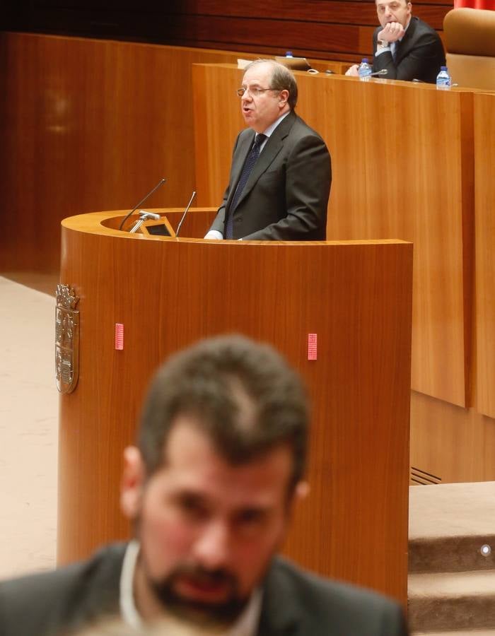 Comparecencia de Juan Vicente Herrera ante las Cortes de Castilla y León