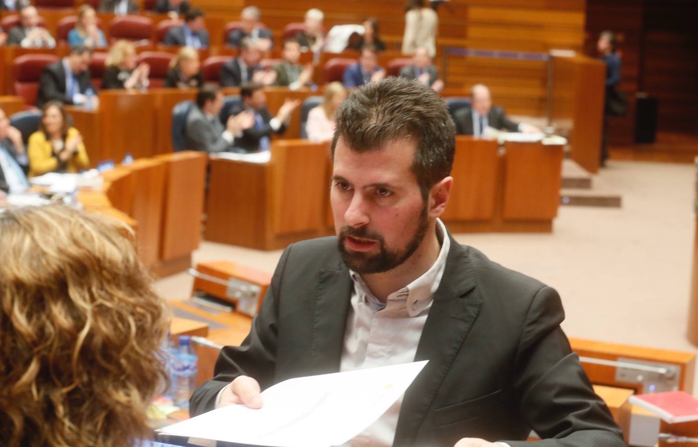 Comparecencia de Juan Vicente Herrera ante las Cortes de Castilla y León