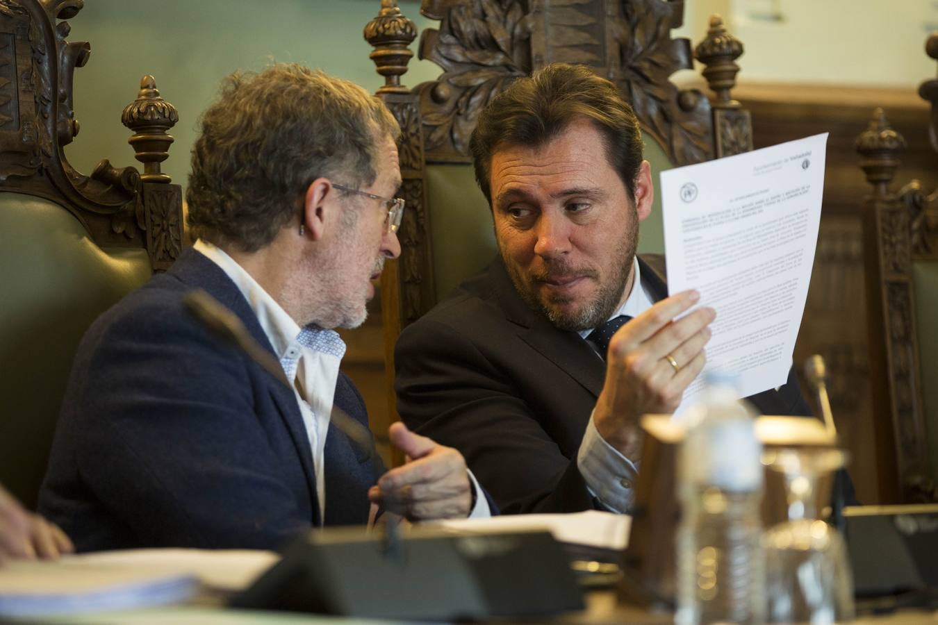 Pleno en el Ayuntamiento de Valladolid