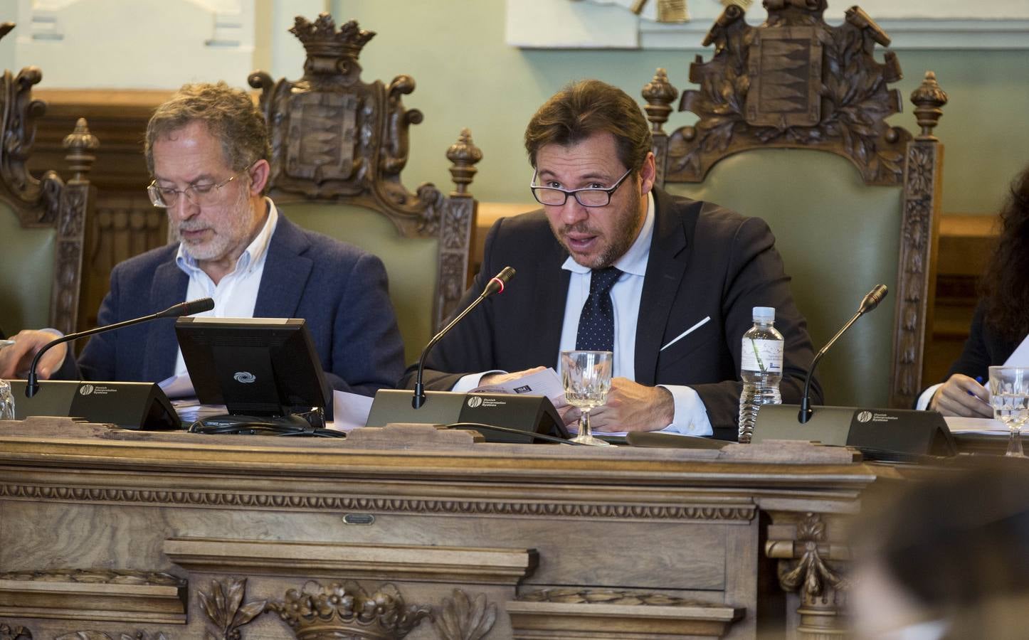 Pleno en el Ayuntamiento de Valladolid