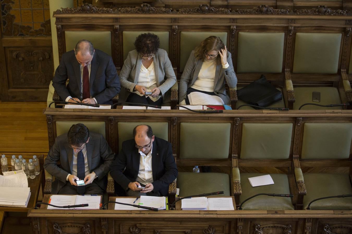 Pleno en el Ayuntamiento de Valladolid