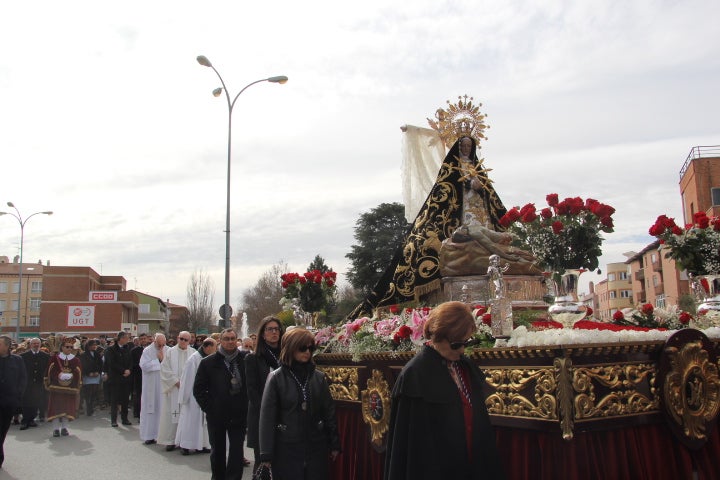 Celebración del día de la patrona de la Tierra de Arévalo, Nuestra Señora de las Angustias