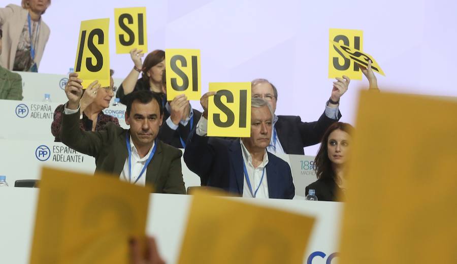 Jornada del sábado en el XVIII en el Congreso Nacional de PP con la intervención de Herrera