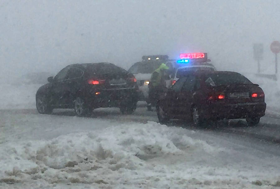 Nieve en Navacerrada (Segovia)