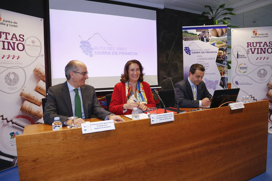 Presentación de la Ruta del Vino Sierra de Francia en Salamanca