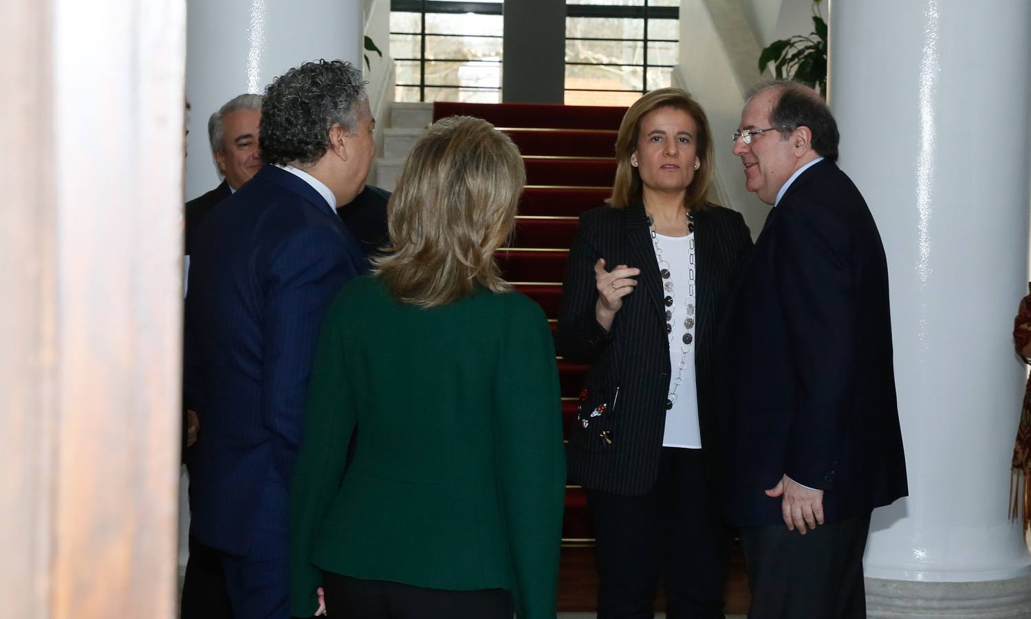 Juan Vicente Herrera y Fátima Báñez firman un convenio de colaboración en materia de Inspección de Trabajo