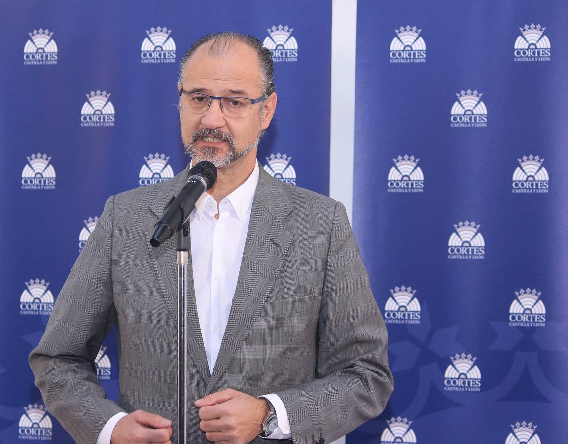 Reunión de la Mesa y la Junta de Portavoces de las Cortes de Castilla y León en la Casa JUnco de Palencia