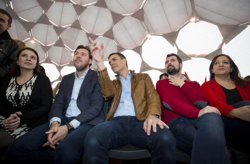 Pedro sánchez visita la Cúpula del Milenio de Valladolid