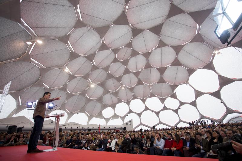 Pedro sánchez visita la Cúpula del Milenio de Valladolid