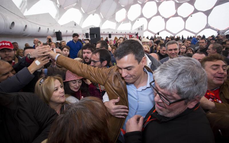 Pedro sánchez visita la Cúpula del Milenio de Valladolid