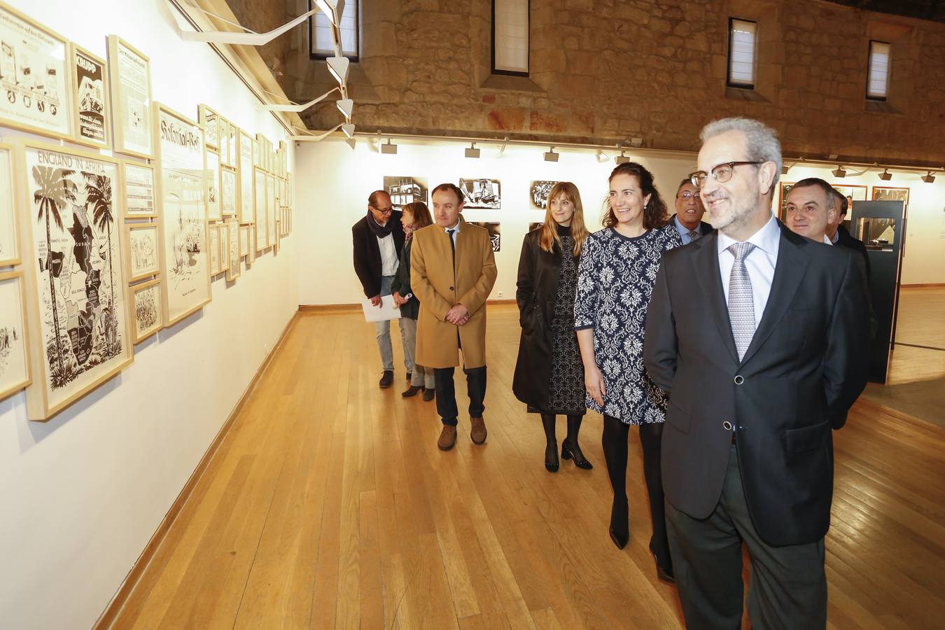 Inauguración de la exposición &#039;Transliteral&#039; en las Escuelas Menores de la Universidad de Salamanca