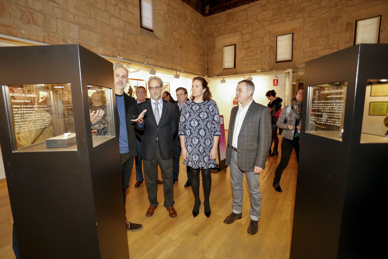 Inauguración de la exposición &#039;Transliteral&#039; en las Escuelas Menores de la Universidad de Salamanca