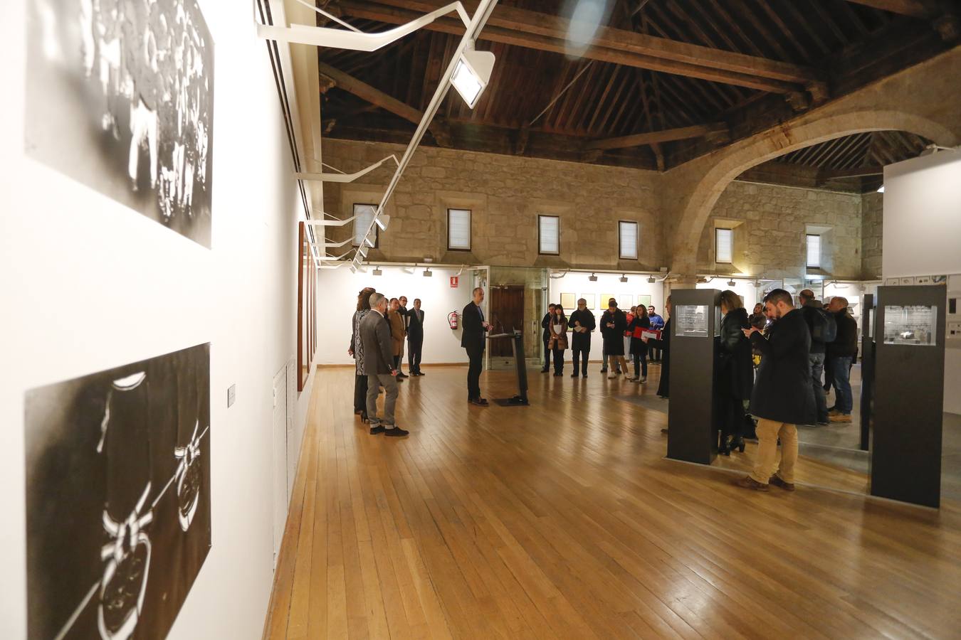 Inauguración de la exposición &#039;Transliteral&#039; en las Escuelas Menores de la Universidad de Salamanca