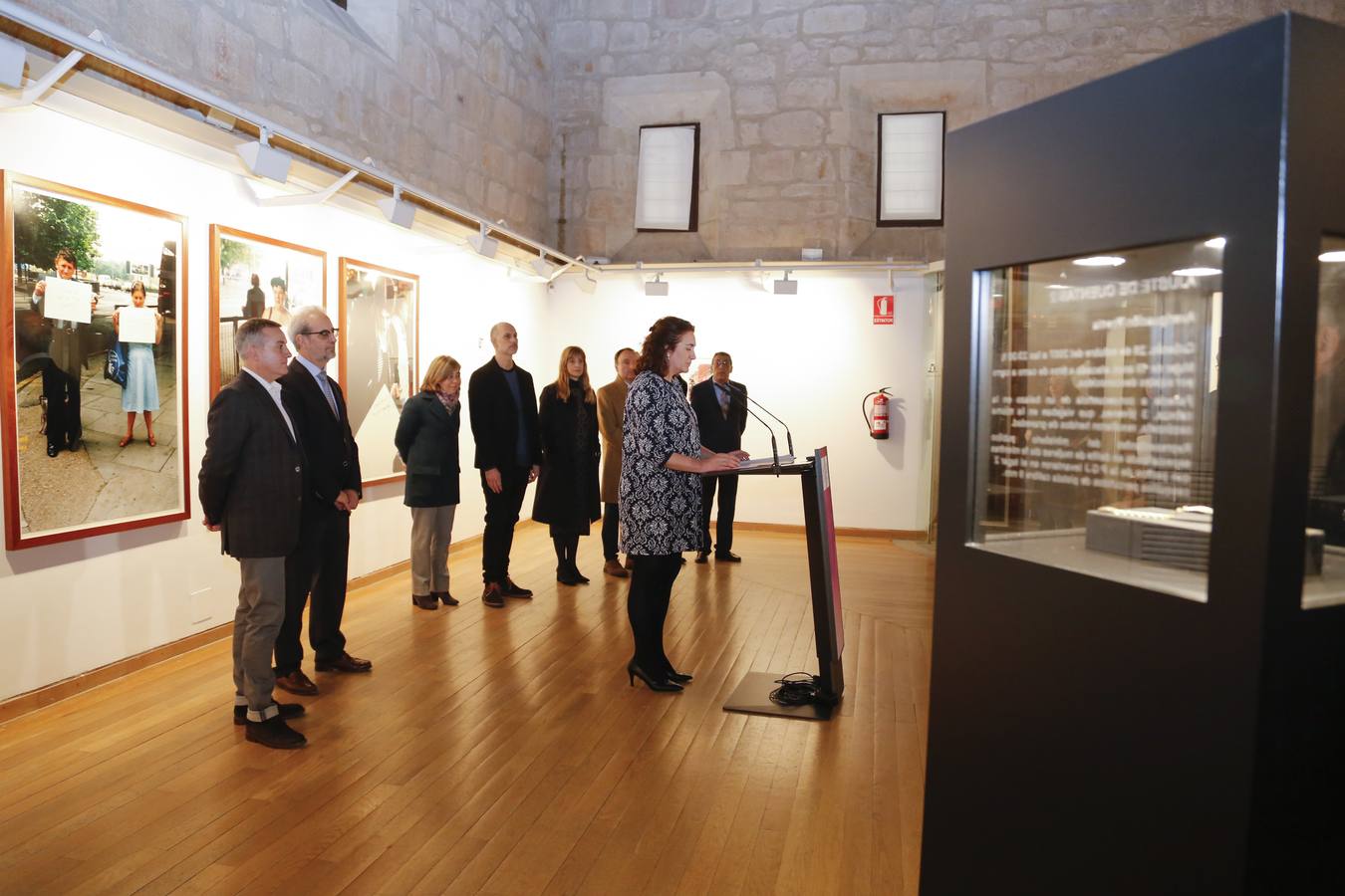 Inauguración de la exposición &#039;Transliteral&#039; en las Escuelas Menores de la Universidad de Salamanca