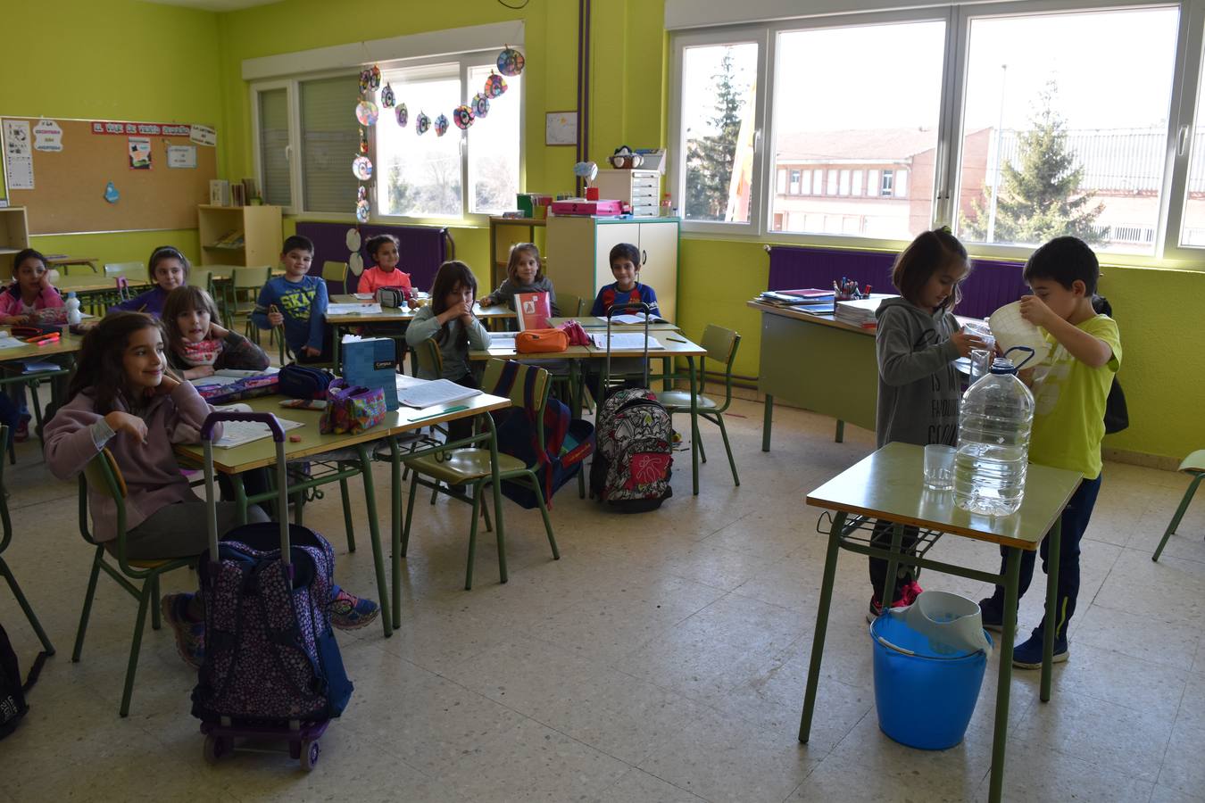 Las nuevas tecnologías invaden las aulas del Colegio público Castilla y León de Aguilar de Campoo