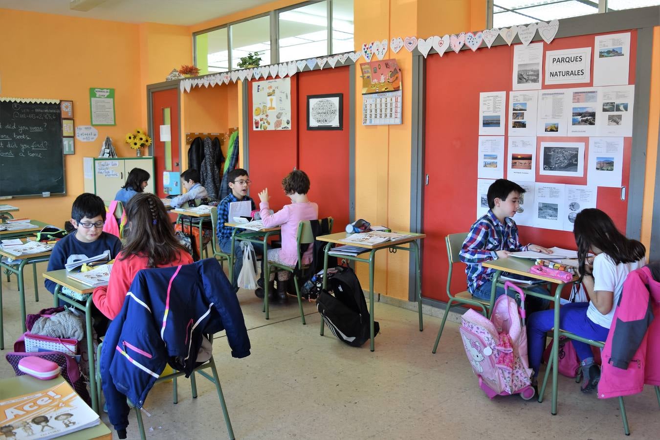 Las nuevas tecnologías invaden las aulas del Colegio público Castilla y León de Aguilar de Campoo