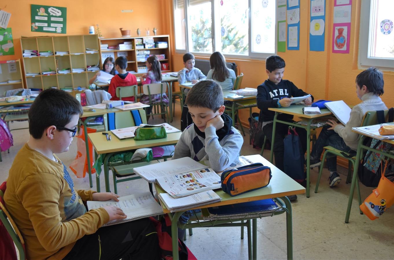 Las nuevas tecnologías invaden las aulas del Colegio público Castilla y León de Aguilar de Campoo