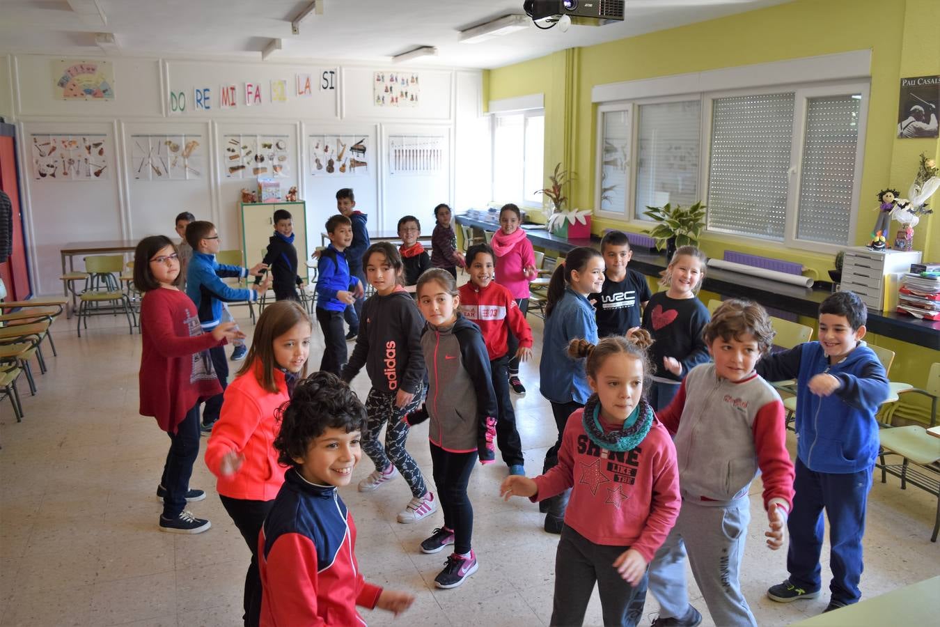 Las nuevas tecnologías invaden las aulas del Colegio público Castilla y León de Aguilar de Campoo