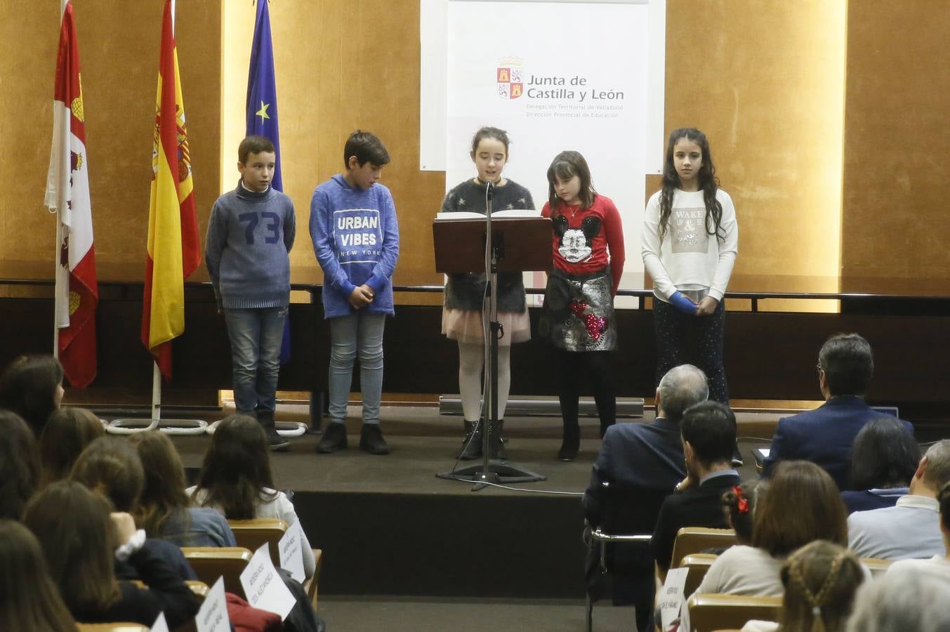 Fase provincial del I Certamen Regional de Lectura en Público convocado por la Consejería de Educación