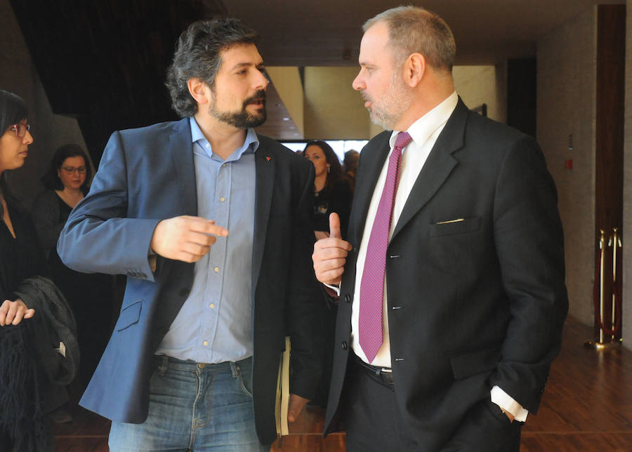 Entrega de medallas en las Cortes de Castilla y León