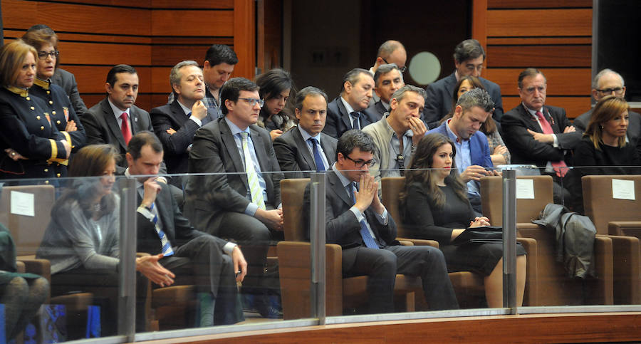 Entrega de medallas en las Cortes de Castilla y León
