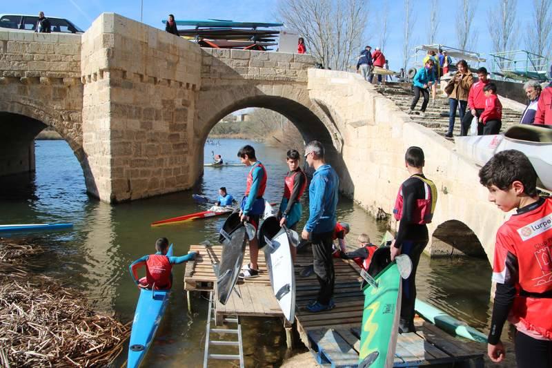 Campeonato de Invierno de Piragüismo en Torquemada (Palencia)