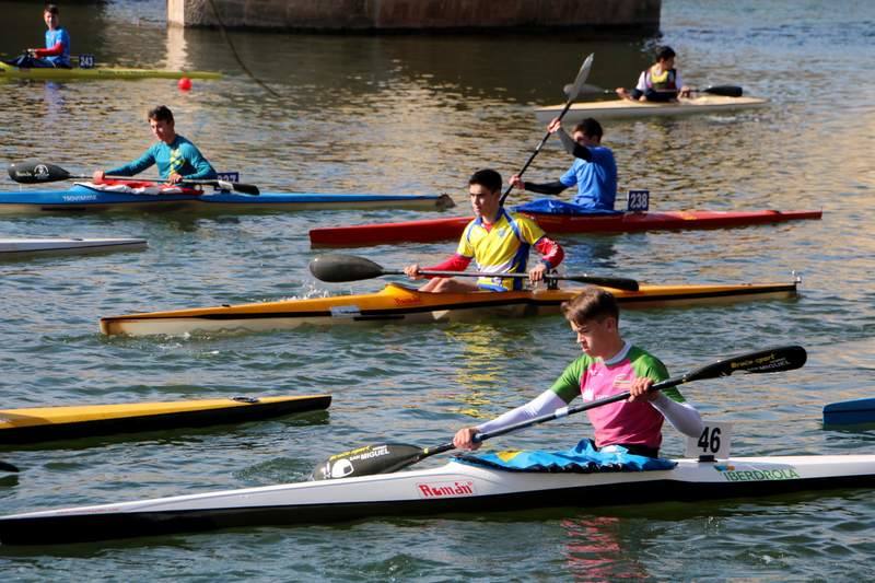 Campeonato de Invierno de Piragüismo en Torquemada (Palencia)
