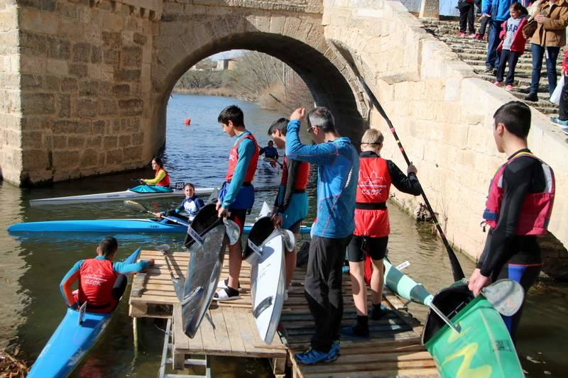 Campeonato de Invierno de Piragüismo en Torquemada (Palencia)