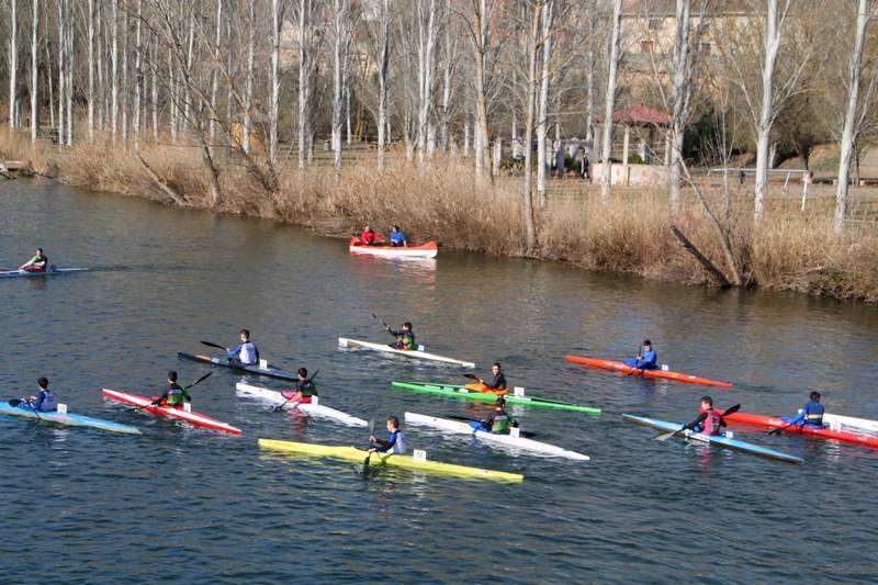 Campeonato de Invierno de Piragüismo en Torquemada (Palencia)