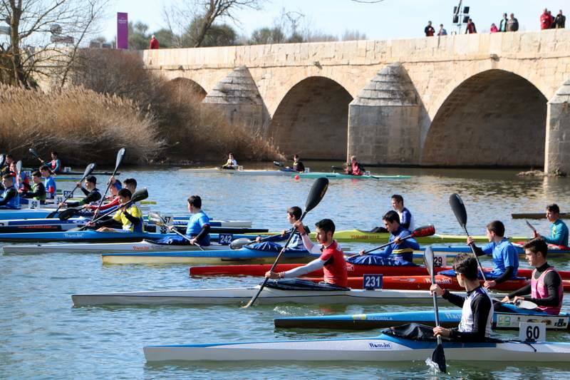 Campeonato de Invierno de Piragüismo en Torquemada (Palencia)